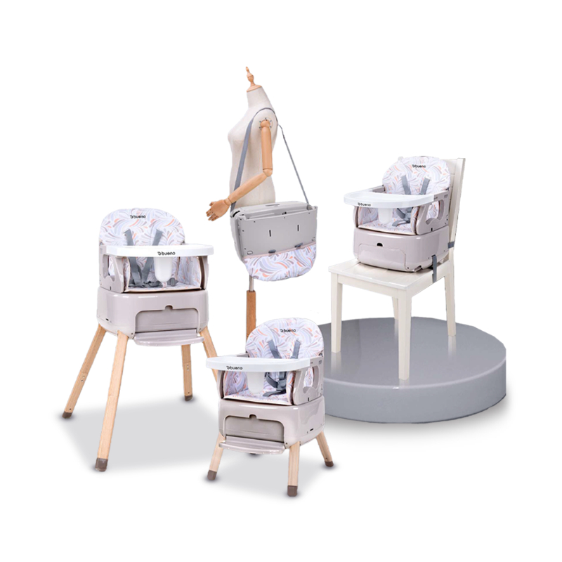 Bueno 4in1 Fold n Go Portable Travel High Chair